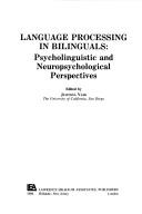 Cover of Language processing in bilinguals by Jyotsna Vaid