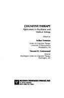Cover of Cognitive therapy by Freeman, Arthur