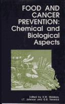 Front cover of Food and cancer prevention by K. Waldron