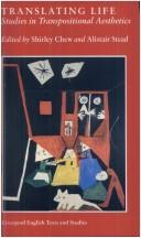 Cover of Translating life by Shirley Chew