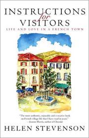Cover of Instructions for Visitors by Helen Stevenson