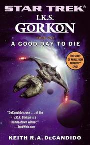 Front cover of Star Trek IKS Gordon - A Good Day to Die by Keith R. A. DeCandido