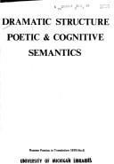 Cover of Dramatic structure by L. M. O'Toole