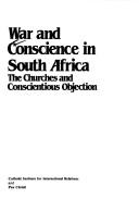 Front cover of War and Conscience in South Africa by Catholic Institite for International Relations