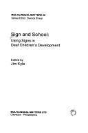 Cover of Sign and school by J. Kyle