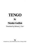 Cover of Tengo by Nicolás Guillén