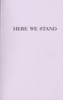 Cover of Here we stand by Hermann Sasse