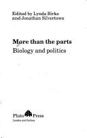 Front cover of More than the parts by Lynda I. A. Birke