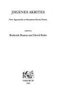 Cover of Digenes Akrites by Roderick Beaton
