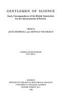 Cover of Gentlemen of science by Jack Morrell