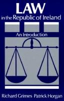 Front cover of Introduction to law in the Republic of Ireland by Richard H. Grimes