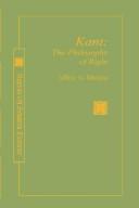Front cover of Kant: The Philosophy of Right by Jeffrie G. Murphy
