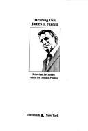 Front cover of Hearing out James T. Farrell by James T. Farrell
