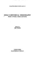 Front cover of India's Historical Demography by Tim Dyson