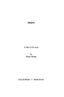 Cover of Orest by Emery Edward George