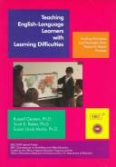 Cover of Teaching English-language learners with learning difficulties by Russell Monroe Gersten