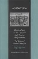 Front cover of Natural Rights on the Threshold of the Scottish Enlightenment by Gershom Carmichael