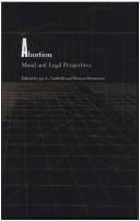 Front cover of Abortion, moral and legal perspectives by Jay L. Garfield