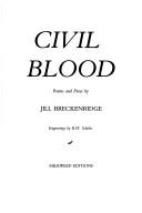 Front cover of Civil Blood by Jill Breckenridge