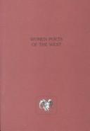 Front cover of Women Poets of the West by Thomas A. Trusky