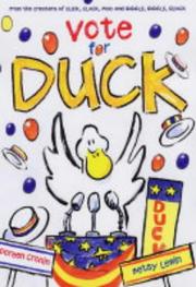Front cover of Vote for Duck (Click Clack Moo) by Doreen Cronin