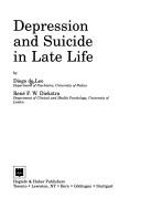 Front cover of Depression and suicide in late life by Diego De Leo