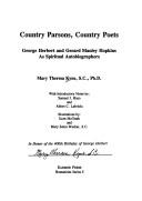 Front cover of Country parsons, country poets by Mary Theresa Kyne