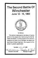 Front cover of The Second Battle of Winchester, June 12-15, 1863 by Charles S. Grunder