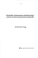 Front cover of Symbolic inducement and knowing by Richard B. Gregg