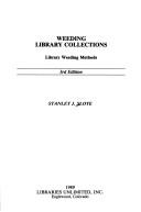 Cover of Weeding library collections by Stanley J. Slote
