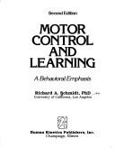 Cover of Motor control and learning by Richard A. Schmidt