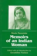 Front cover of Memoirs of an Indian woman by Shudha Mazumdar