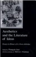Front cover of Aesthetics and the literature of ideas by Alfred Owen Aldridge