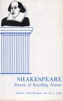 Front cover of Shakespeare, pattern of excelling nature by International Shakespeare Association. World Congress