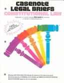 Cover of Casenote legal briefs by Norman S. Goldenberg