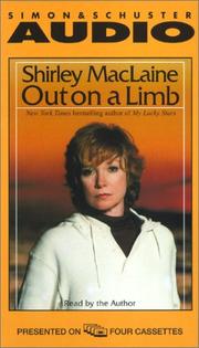 Cover of Out on a limb by Shirley MacLaine