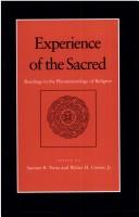 Front cover of Experience of the sacred by Sumner B. Twiss