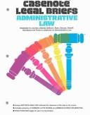 Cover of Casenote legal briefs by Norman S. Goldenberg