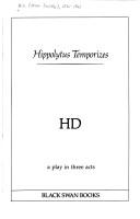 Cover of Hippolytus temporizes by H. D. (Hilda Doolittle)