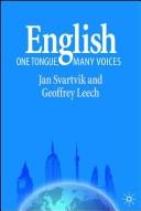 Cover of ENGLISH: ONE TONGUE, MANY VOICES by JAN SVARTVIK