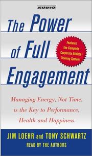 Front cover of The Power of Full Engagement by Unknown
