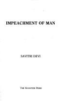 Cover of Impeachment of man by Unknown