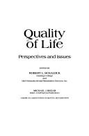 Front cover of Quality of life by Robert L. Schalock