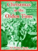Front cover of Christmas in the olden time by Sir Walter Scott