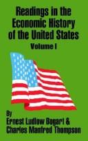 Cover of Readings in the Economic History of the United States by Ernest L. Bogart