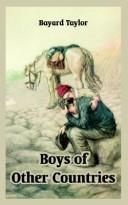 Front cover of Boys of other countries by Bayard Taylor