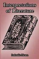Front cover of Interpretations of literature by Lafcadio Hearn