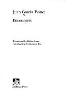 Cover of Encounters (Eriandos Library, No 13) by Juan Garcia Ponce