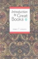Front cover of Introduction to Great Books First Series 1 by Great Books Foundati