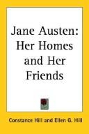 Cover of Jane Austen by Constance Hill